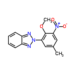 2-(2-Methoxy-5-methyl-3-nitrophenyl)-2H-benzotriazole Structure