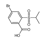 4-bromo-2-(isopropylsulfonyl)benzoic acid结构式
