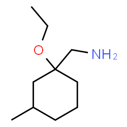 1-(1-Ethoxy-3-methylcyclohexyl)methanamine Structure