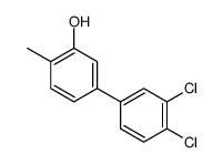 5-(3,4-dichlorophenyl)-2-methylphenol结构式