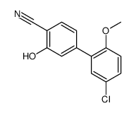 4-(5-chloro-2-methoxyphenyl)-2-hydroxybenzonitrile Structure