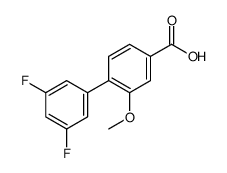 4-(3,5-difluorophenyl)-3-methoxybenzoic acid结构式