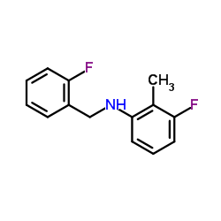 3-Fluoro-N-(2-fluorobenzyl)-2-methylaniline picture