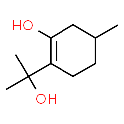 1-Cyclohexene-1-methanol,2-hydroxy--alpha-,-alpha-,4-trimethyl- Structure