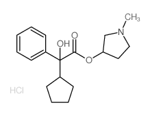 1-Methyl-3-(alpha-Cyclopentylmandeloyloxy)Pyrrolidinehydrochloride picture