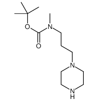 Methyl-(3-piperazin-1-yl-propyl)-carbamic acid tert-butyl ester Structure