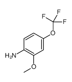 2-Methoxy-4-(trifluoromethoxy)aniline结构式