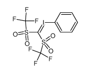 phenyliodonium bis(trifluoromethylsulfonyl)methylide Structure