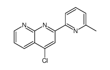4-chloro-2-(6-methylpyridin-2-yl)-[1,8]naphthyridine结构式
