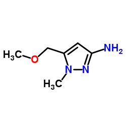 5-(Methoxymethyl)-1-methyl-1H-pyrazol-3-amine structure