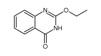 2-ethoxy-3,4-dihydro-4-oxoquinazoline结构式