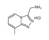 C-(8-Methyl-[1,2,4]Triazolo[4,3-A]Pyridin-3-Yl)-Methylamine Hydrochloride structure