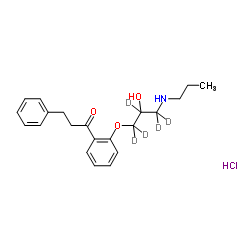 Propafenone D5 hydrochloride结构式