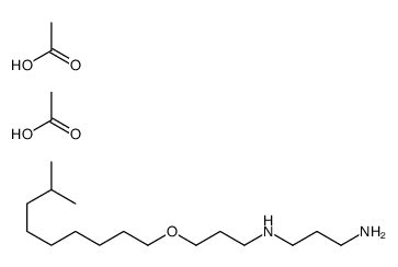 acetic acid,N'-[3-(8-methylnonoxy)propyl]propane-1,3-diamine结构式