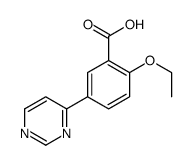 2-ethoxy-5-pyrimidin-4-yl-benzoic acid structure