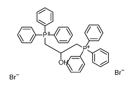 (2-hydroxy-3-triphenylphosphaniumylpropyl)-triphenylphosphanium,dibromide Structure