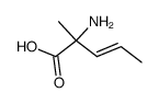 3-Pentenoicacid,2-amino-2-methyl-,(E)-(9CI)结构式