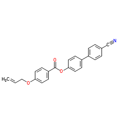 4'-Cyano-4-biphenylyl 4-(allyloxy)benzoate structure