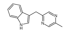 3-[(5-methylpyrazin-2-yl)methyl]-1H-indole结构式