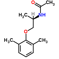 (R)-N-[2-(2,6-dimethylphenoxy)-1-Methylethyl]acetamide Structure