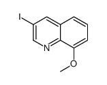3-iodo-8-methoxyquinoline Structure