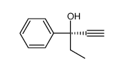 (-)-(R)-3-phenylpent-1-yn-3-ol结构式