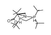 [(1,2-bis(di-tert-butylphosphino)ethane)Ni(η2-methyl acrylate)]结构式