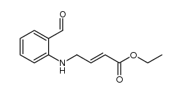 (E)-ethyl 4-((2-formylphenyl)amino)but-2-enoate Structure