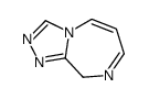 9H-1,2,4-Triazolo[4,3-a][1,4]diazepine(9CI) structure