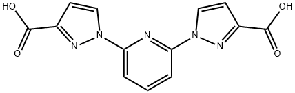 1,1'-(2,6-PYRIDINEDIYL)BIS- 1H-PYRAZOLE-3-CARBOXYLIC ACID;1,1'-(吡啶-2,6-二基吡啶)双(1H-吡唑-3-羧酸)结构式