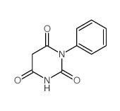 2,4,6(1H,3H,5H)-Pyrimidinetrione,1-phenyl- Structure