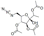 .beta.-D-Fructofuranoside, methyl 6-azido-6-deoxy-, 1,3,4-triacetate结构式