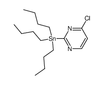 4-chloro-2-(tributylstannyl)pyrimidine Structure