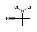 2-(dichloroamino)-2-methylpropanenitrile Structure