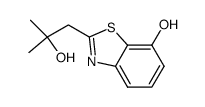 2-Benzothiazoleethanol,7-hydroxy-alpha,alpha-dimethyl-(9CI) structure
