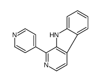 1-pyridin-4-yl-9H-pyrido[3,4-b]indole结构式