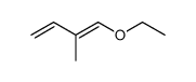 1-ethoxy-2-methyl-1,3-butadien结构式