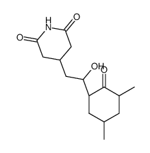 4-[2-(3,5-Dimethyl-2-oxocyclohexyl)-2-hydroxyethyl]-2,6-piperidinedione结构式