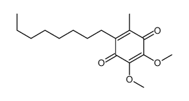 2,3-dimethoxy-5-methyl-6-octylcyclohexa-2,5-diene-1,4-dione Structure