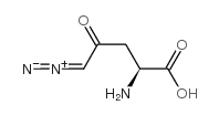 L-Norvaline,5-diazo-4-oxo- structure