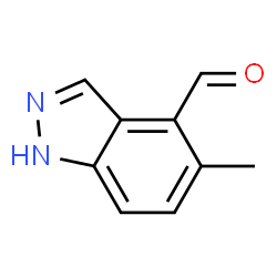 5-Methyl-1H-indazole-4-carbaldehyde结构式