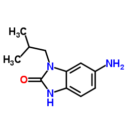 6-Amino-1-isobutyl-1,3-dihydro-2H-benzimidazol-2-one结构式