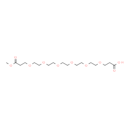 Acid-PEG6-mono-methyl ester结构式