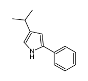 2-phenyl-4-propan-2-yl-1H-pyrrole结构式