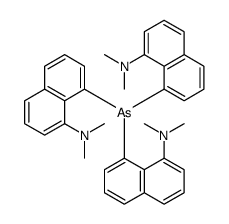 8-bis[8-(dimethylamino)naphthalen-1-yl]arsanyl-N,N-dimethylnaphthalen-1-amine结构式