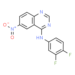 N-(3,4-Difluorophenyl)-6-nitro-4-quinazolinamine structure