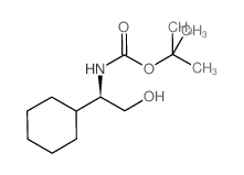 N-Boc-D-环己基甘氨醇结构式