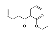 ethyl 3-oxo-2-prop-2-enylhept-6-enoate结构式