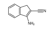 3-amino-1H-indene-2-carbonitrile structure