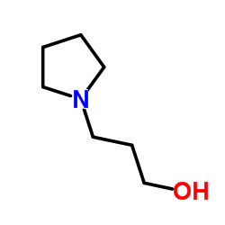 3-(1-Pyrrolidinyl)-1-propanol structure